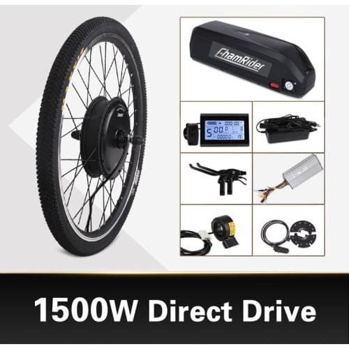 Free Shipping 1500W E-bike Electric Bike Conversion kit Driect Drive Motor MXUS 48V 52V 13AH 17AH Hailong Battery LCD