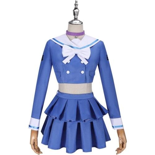 Danganronpa V3 Chabashira Tenko Cosplay Costume Woman Tailor Shirt Pleated Skirt Halloween Party Adult Outfit Full Set