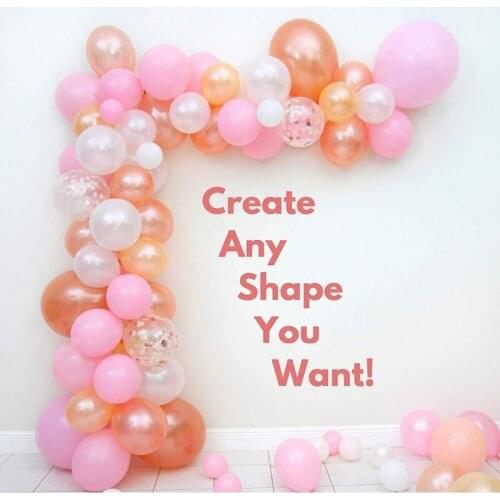 DIY Balloon arch wreath Set Pink Girl Birthday Balloon Party Wedding Decoration balloon arch House garden decoration combination