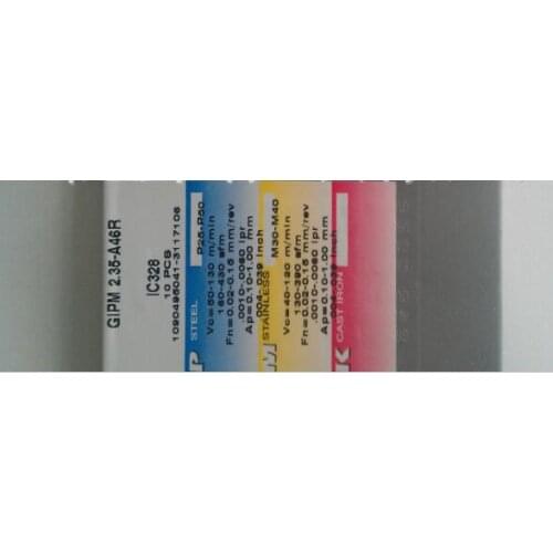 GIPM 2.35-A46R IC328 CNC carbide insert lathe tool 10pcs/lot free shipping