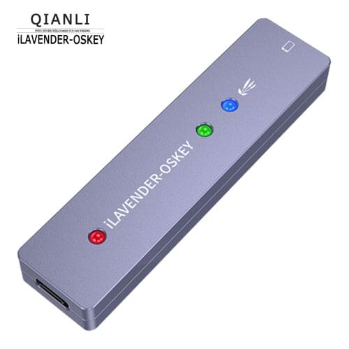 ILAVENDER-OSKEY One-click into the DFU Mode One Button Purple Screen Read Write Serial hard disk for iPhone SE 6 to X & iPad