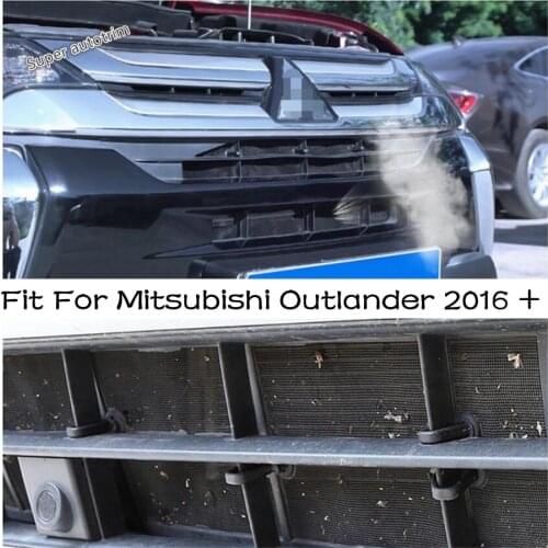 Lapetus Front Grille Insect Screening Mesh Insert Net Cover Trim Fit For Mitsubishi Outlander 2016 - 2019 Accessories Exterior
