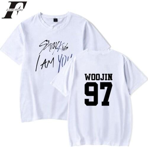 2018 Stray Kids I Am You t shirt men cotton Short Sleeve T-shirt hit hop harajuku Summer T-shirt 2018 Casual clothes