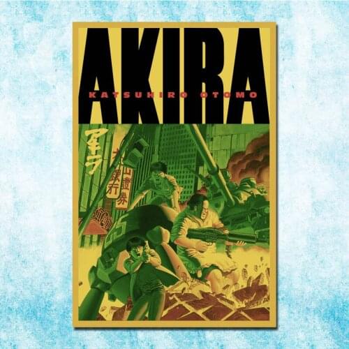 Japanese Anime Movie Akira Poster Art Silk Canvas Retro Print For Home Room Decor-028