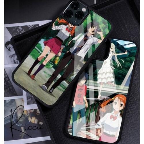 Anime Anohana Phone Case Rubber for iphone 11 iPhone 12 11 Pro Max XS 8 7 6 6S Plus X 5S SE 2020 XR 12 Mini phone cases