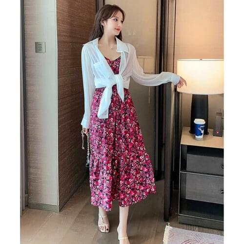 Sexy Backless Spaghetti Strap Floral Dress Wowen Summer 2021 Sleevless Slim Beach Dresses Holiday Midi Dress Female Vestidos