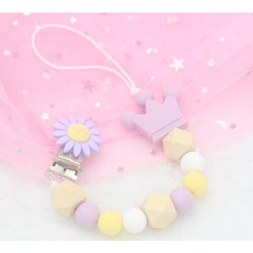 Silicone pacifier, pacifier clip, baby pacifier clip chain, belt type pacifier clip, baby pacifier bottle clip chain
