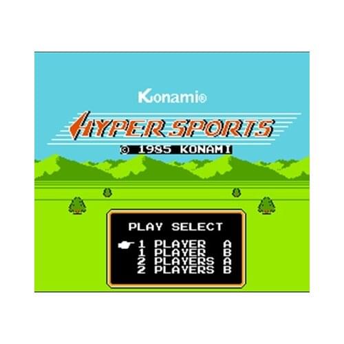 Hyper Sports Region Free 60 Pin 8Bit Game Card For Subor Game Players