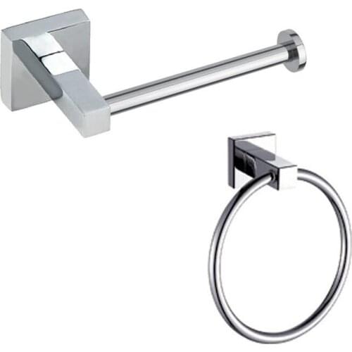 Bathroom Towel Rack Stainless Steel Wall-mounted Creative Round Towel Ring Bathroom Hardware Accessories Bathroom Accessories