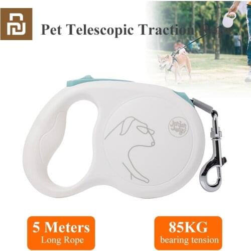 Youpin Jordan Judy Pet Retractable 5M Traction Rope Mibai Flexible Safe Locking Automatic Uncoiling 5 Meters Rope Dog 85kg Max