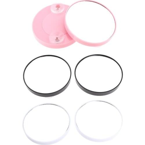2x Shower Shaving Wall Mount 5X Magnified Makeup Suction Cup Mirror