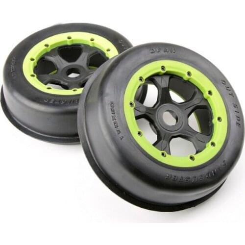 1/5 Rofun Rc Car Front or Rear Wheel Desert Tire Assembly Fit for 1/5 HPI ROVAN KM BAJA 5T 5SC Parts