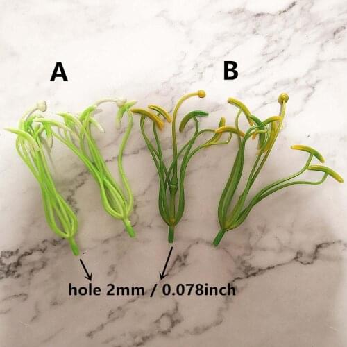 10pcs High Simulation Artificial Lily Stamen Pistil For Craft Flower Making Accessory Bouquet Wreath Decoration DIY