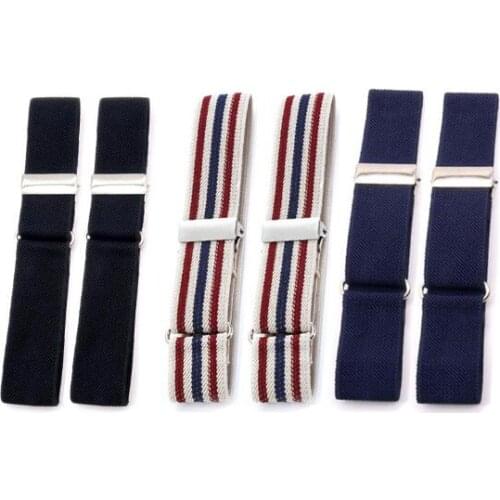 100pairs/lot Shirt Sleeve Holder Width 2.5CM Man Adjustable Armband Elastic Arm Band Wedding Bridegroom Accessories Arm Warmer