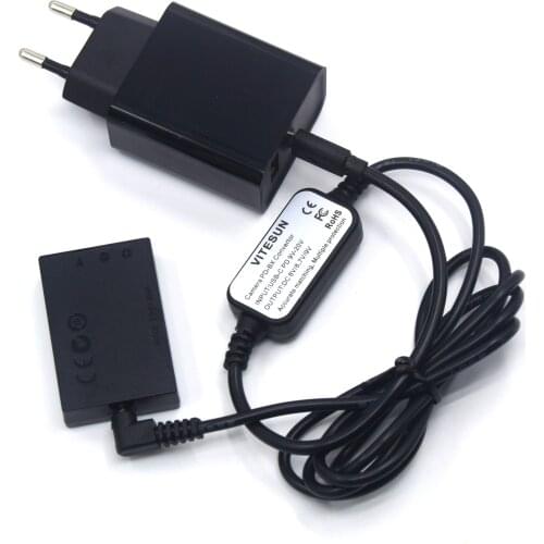 ACK-E12 USB TYPE-C Power Bank Cable+LP-E12 Dummy Battery DR-E12+PD Charger for Canon EOS M2 M10 M50 M100 M200 Camera