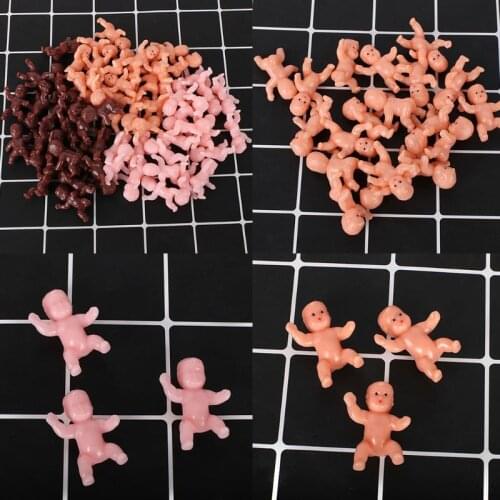 Baby Shower Mini Doll Plastic Child Full Moon Gifts Boys Girls Party Supplies Kids Small Toy Accessories