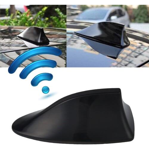 Black Decorate Antenna Aerial Black Universal Auto Car Shark Fin Roof Decorative mk6 gti acura tl 2004 2008 wings