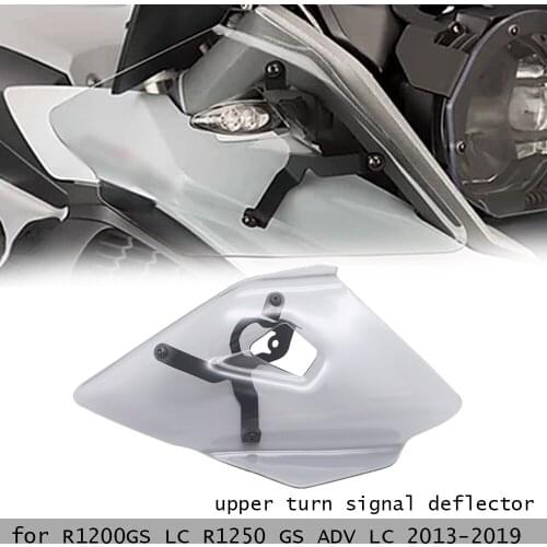 Motorcycle upper turn signal deflector windshield Suitable for BMW R1250 GS LC ADV all year R1200 GS LC (2013-2019)