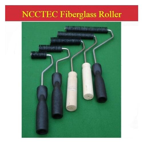 Diameter 22 25 28mm Length 50-200mm Fiberglass Bristle spring brush Mane Roller | 0.88''-1.12'' * 2''-8'' resin bubble GRP work