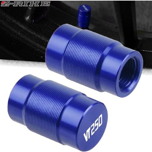 Motorcycle CNC Aluminum Accessorie For Honda VT250 VT 250 MC20(SPADA) Wheel Tire Valve Stem Caps Airtight Covers VT250 logo