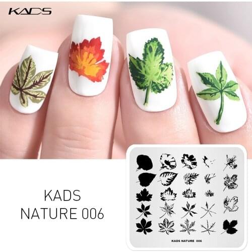 KADS 24 Design Choice 1pc MIN Flower Geometry Festival Travel Nature Chinese Series DIY Manicure Stamping Plate for Nail Art