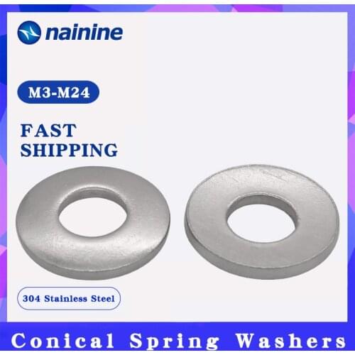 [M3-M24] 304/A2-70 Stainless Steel Conincal Spring Washers Bor Bolt/Nut Assemblies DIN6796