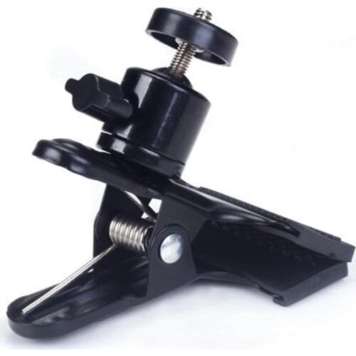 Multi-function Clip Clamp Holder Mount with Standard Ball Head 1/4 Screw The Ball Head Can Adjusted to Any Position