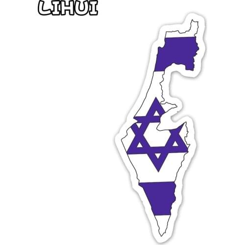 100 PCS Israel Flag Sticker Toys for Children Countries Map Travel Stickers to DIY Scrapbooking Suitcase Luggage Laptop Car Moto