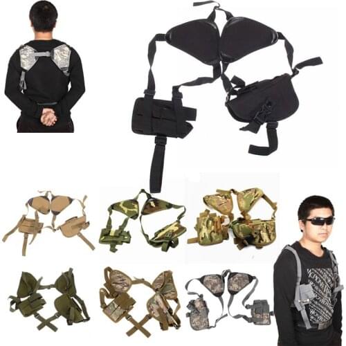 Outdoor Tactical Army Shooting Adjustable Military Nylon Concealed Shoulder Shooting Pistol Gun Holster