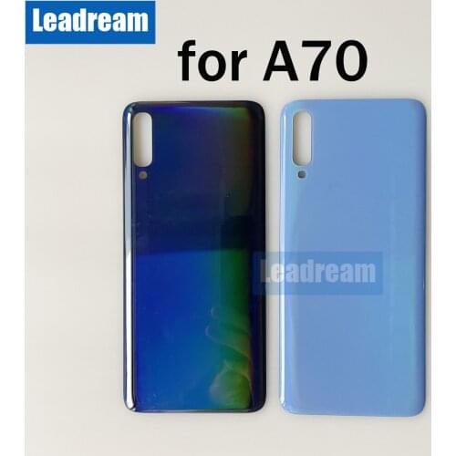 Original Battery Back Cover Rear Door for Samsung Galaxy A70 Back Housing Glass Cover With Camera Lens