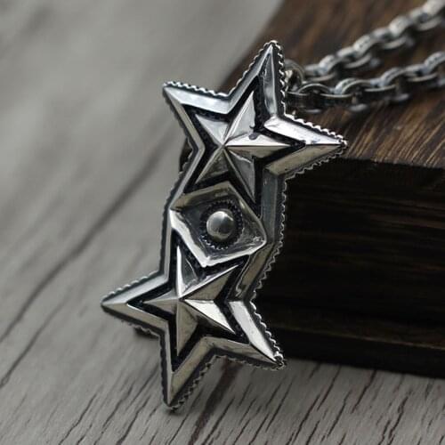 Cody Sanderson Nava Hawthorn Necklace Necklace Pendant Sterling Silver 925 Double Horned Pendant