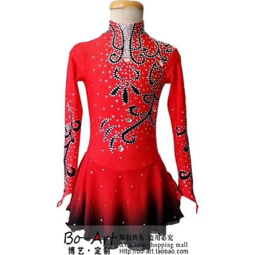 Figure Skating Dress For Children Graceful New Brand Competition Figure Skating Dress Custom DR4016