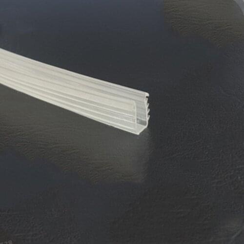PVC Rubber U Strip Edge Shield Encloser Bound with Barb for 4-5mm 10-11mm Glass Metal Wood Panel Board Vehicle Seals Transparent