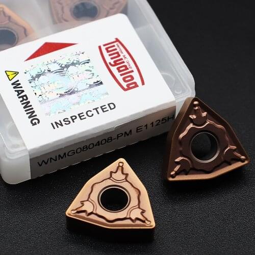 WNMG080408 PM E1125H External Turning Tools Carbide Insert WNMG 080408 Lathe cutter Tool Tokarnyy Turning Inserts