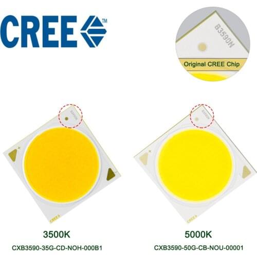 LED Grow Light Chip CREE COB CXB3590 3500K 5000K 12000LM Original Chip High Power Lumens for DIY Plant Growing Lamp
