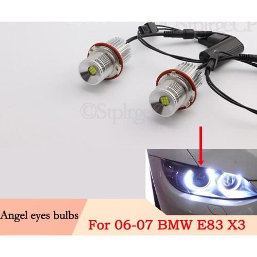 Angle Eyes LED Marker HALO For BMW E87 E39 M5 E60 E61 E63 E64 M6 E65 E66 E83 X3 E53 X5 2000-08 LED Super Bright Led Energy Save