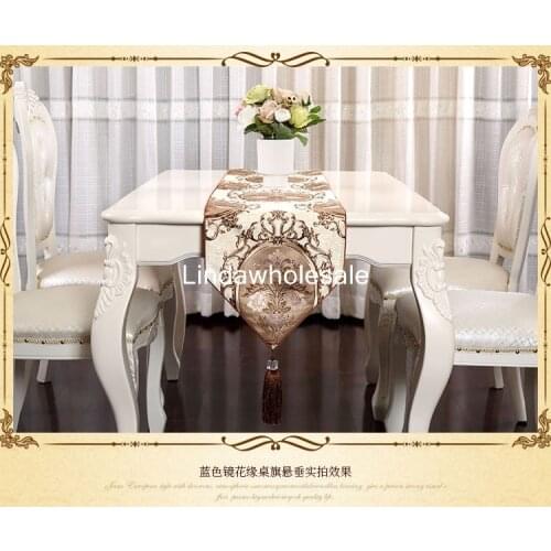 High-end luxury American coffee table flag,TV cabinet tablecloths,European Table Runner