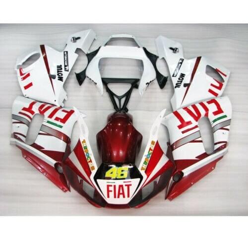 Wotefusi ABS Bodywork Fairing Fit For YAMAHA YZF-600 R6 White 1998-2002