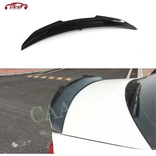Carbon Fiber / FRP Rear Boot Spoiler Trunk Trim Wings for Audi A4 B8 B8.5 B9 Sedan 2009 - 2018 PSM Style Spoiler