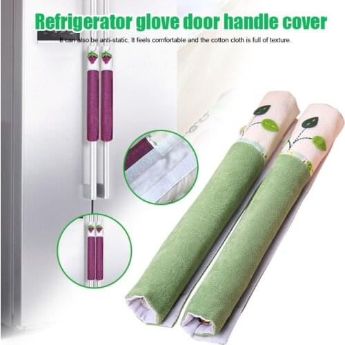 Refrigerator Door Handle Protective Covers Keep Kitchen Appliance Clean from Smudges Fingertips Drips Perfect for Dishwashers