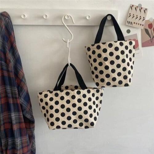 Women Top-handle Bags 2021 New Bag Canvas Bag White Handbag Bolso Mujer Handbags