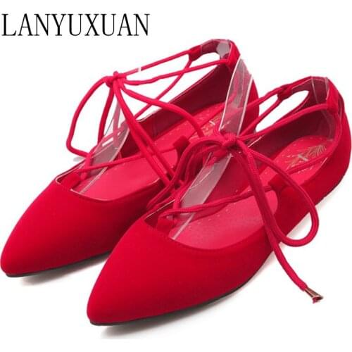 Oxford Shoes For Women Sale Medium(b,m) Big Size 34-51 2017 New Bottom Women Ballerina For Ballet Shoes Flats Pointed Toe E1277