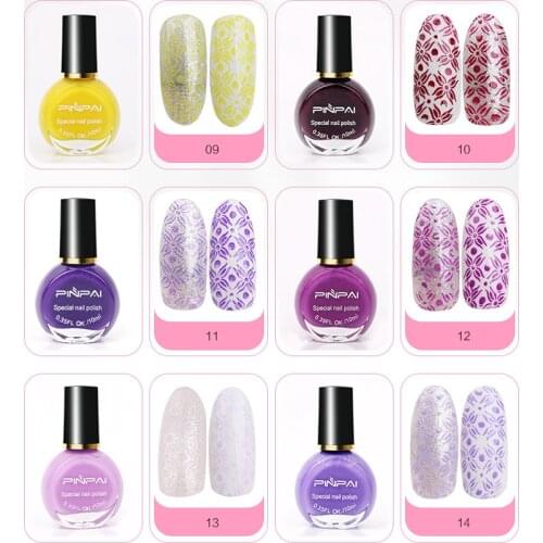 1 Bottle 10ml Stamping Polish Nail Art Varnish Nail Plate Printing Polish Stamping Nail Art 26 Colors available