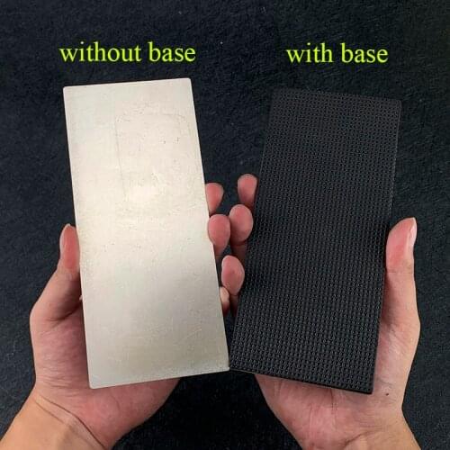 17*7cm Professional sharpening stone Double-sided base EVA Whetstone 3000 grit Knife sharpener Polished Leather tools Paste set