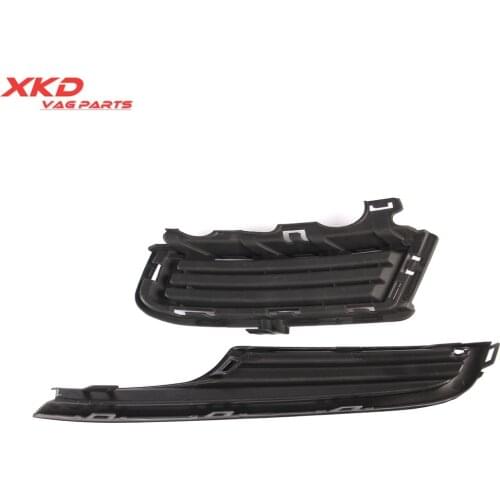 2* Front Right Side Bumper Grille Kit Fit For VW Golf 5G0853212D 5G0853666