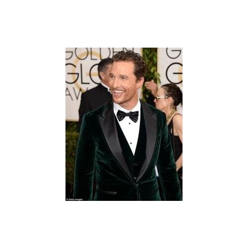 2017 Latest Coat Pant Designs Green Velvet Men Suit Slim Fit 3 Piece Blazer Custom Suits Groom Prom Party Tuxedo Terno Masuclino