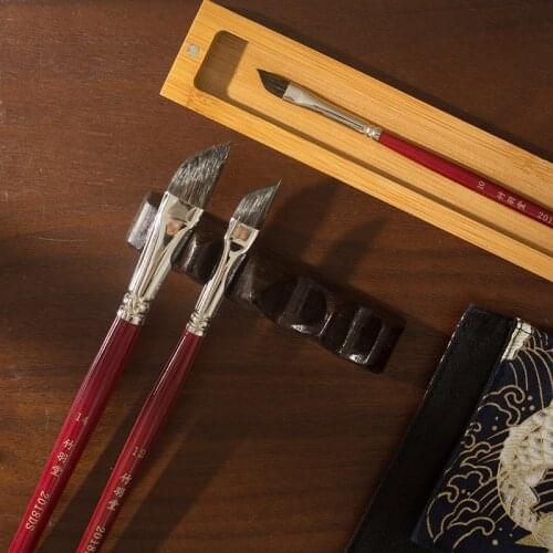 2018 DS Bevel angle brush the artifact of drawing grass squirrel hair liner paint brushes artistic watercolor painting ,ZYTANG
