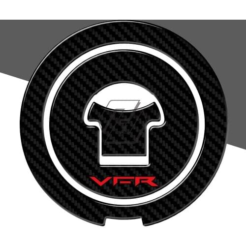 3D Carbon-look Motorcycle Fuel Gas Cap Protector Decals Case for Honda Interceptor VFR VFR800 1988-2009