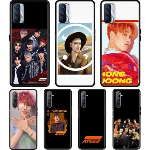 Ateez Hongjoong Phone Case For Oppo Realme 8 Pro Case Realme GT XT X3 X2 Q3 5 6 6i 7 Pro C15 C21 Soft Cover case