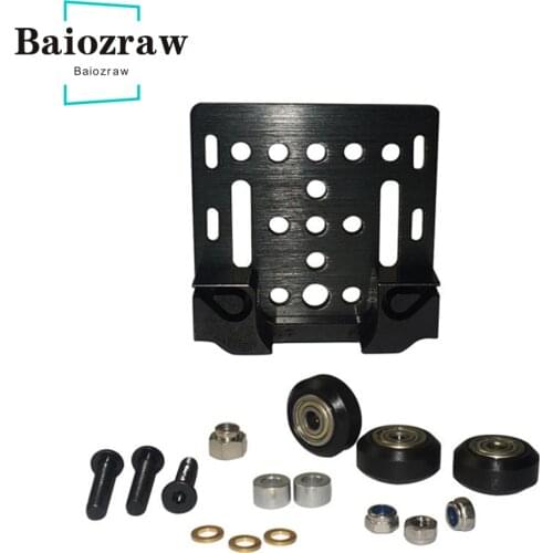 3D Printer Part Openbuilds V Gantry Plat Set T3x65.5x65.5 Pulley Suites for 2020 / 2040 V-slot Aluminum Profiles Wheels